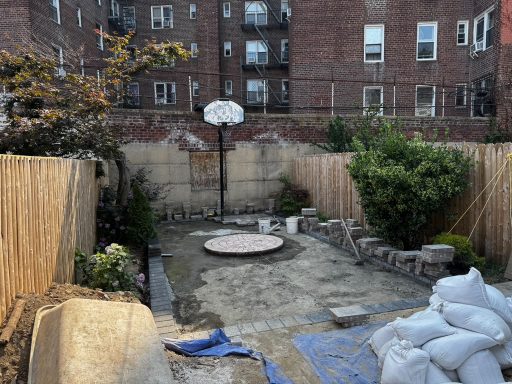 50% completion of Pavers Installation